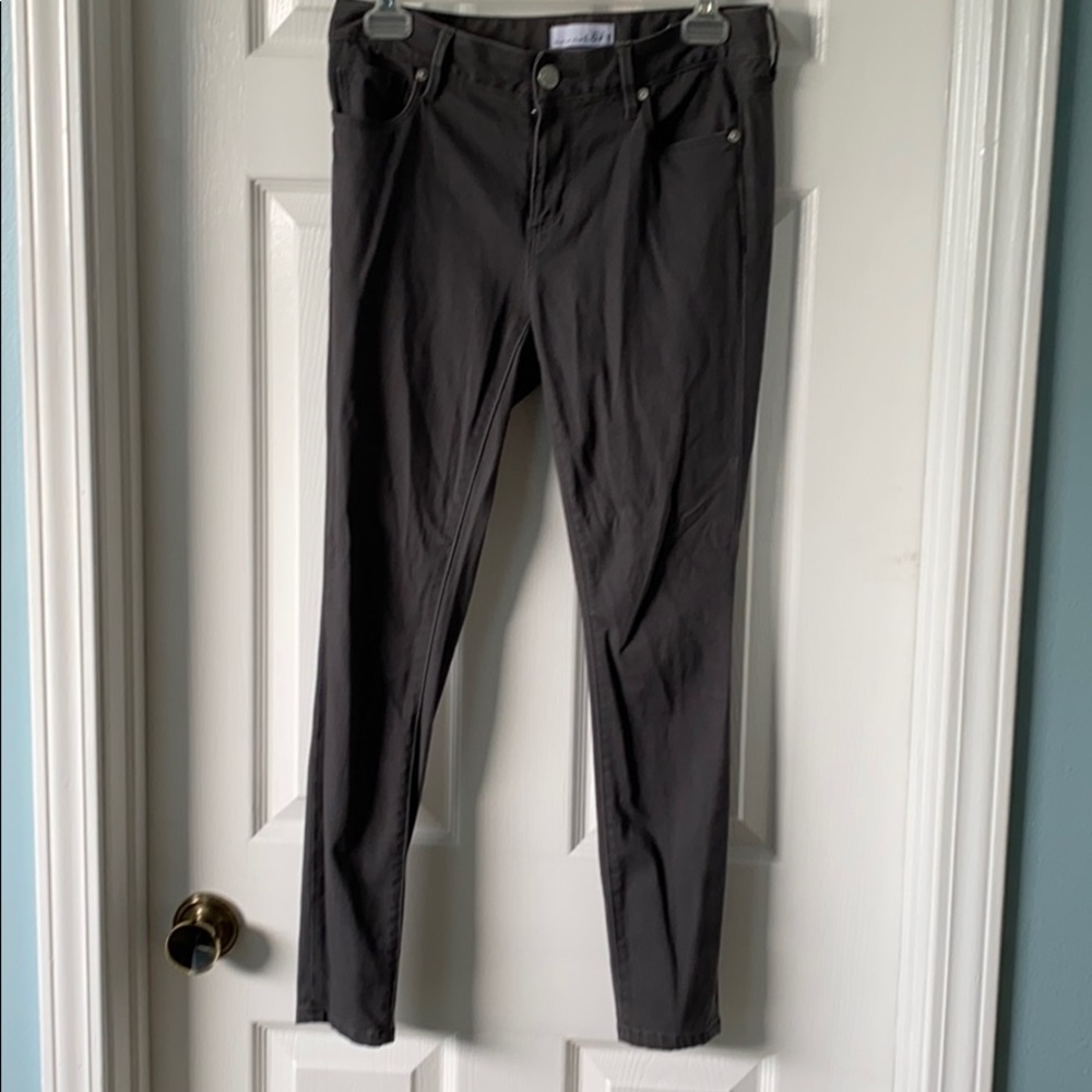 Loft gray skinny pants